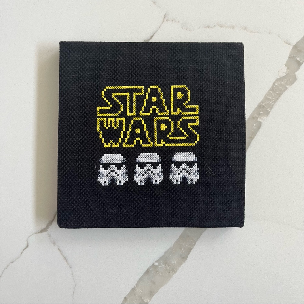 Handmade Star Wars Cross Stitch